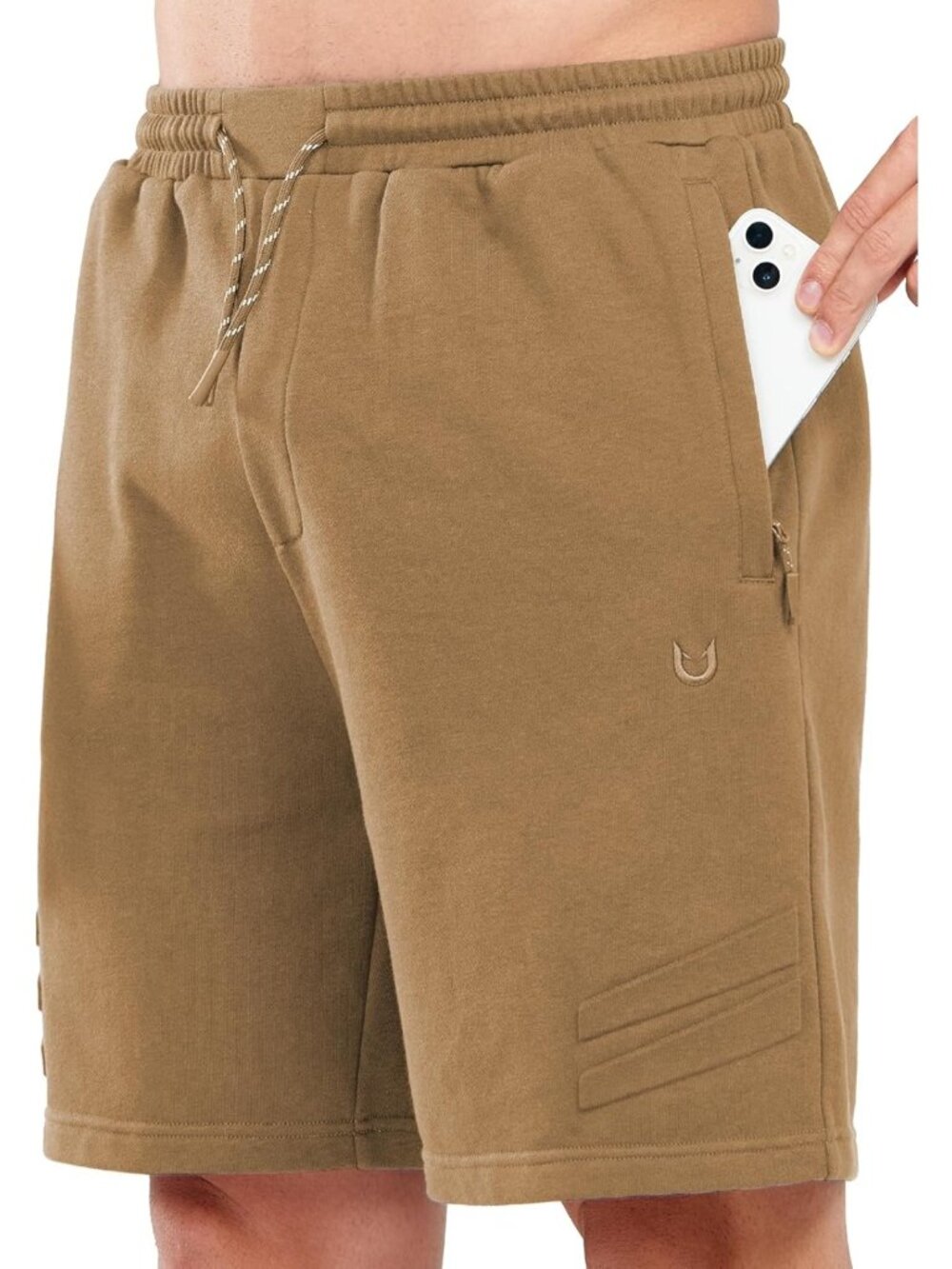 Men's Cotton Casual Sweat Shorts 7" Athletic Gym Running Workout - Comfortable